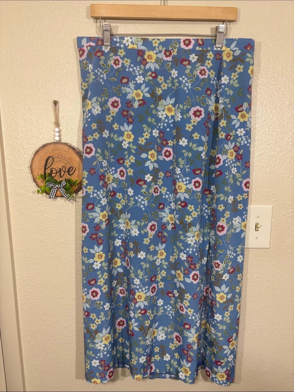 Vintage 2003 Christopher & Banks Floral Skirt Size 14